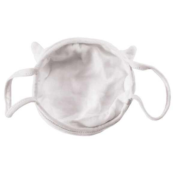 Santa Claus Face Mask, White - Picture 2 of 4